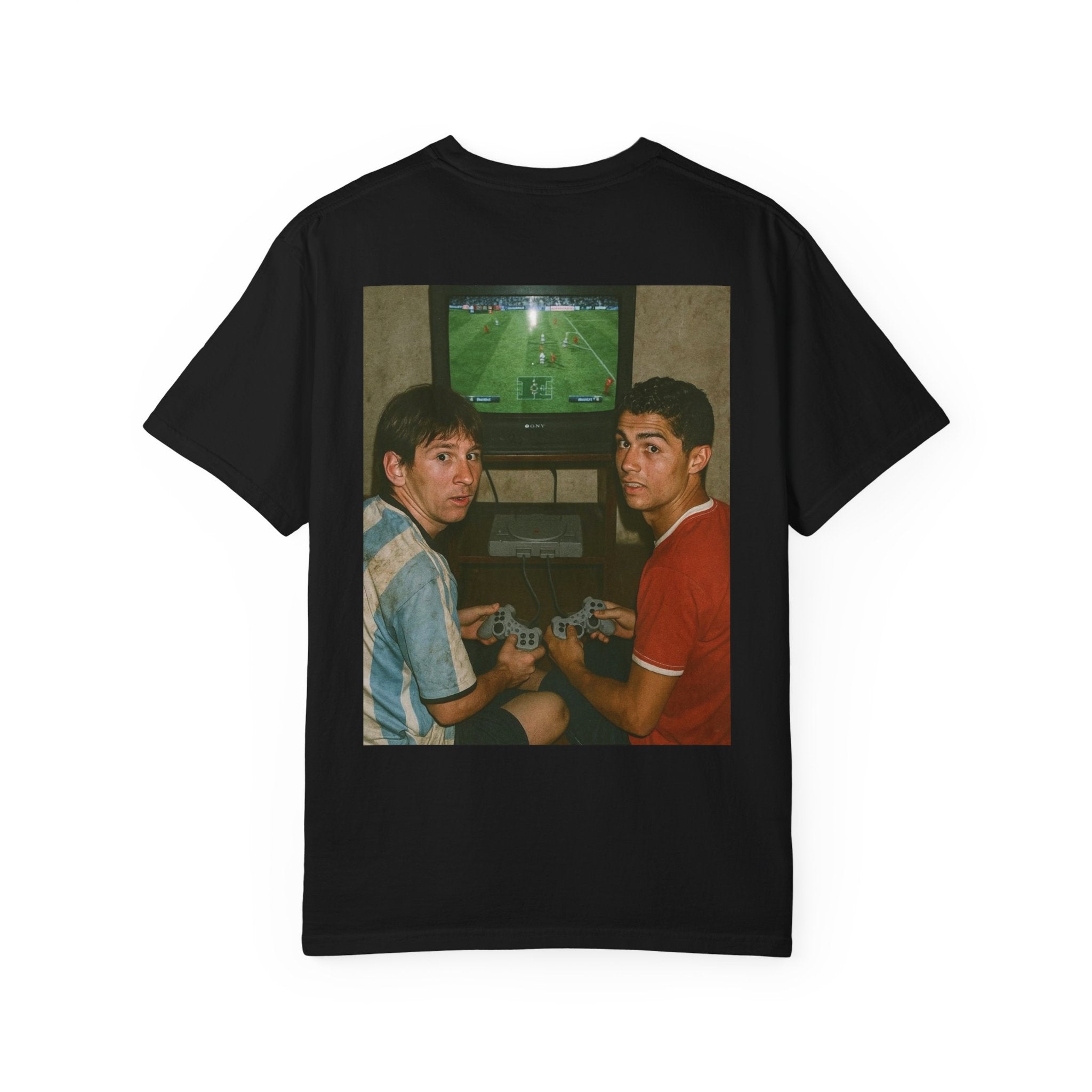 Dripz Retro Gaming T-Shirt — Vintage Friends Playing Console Tee