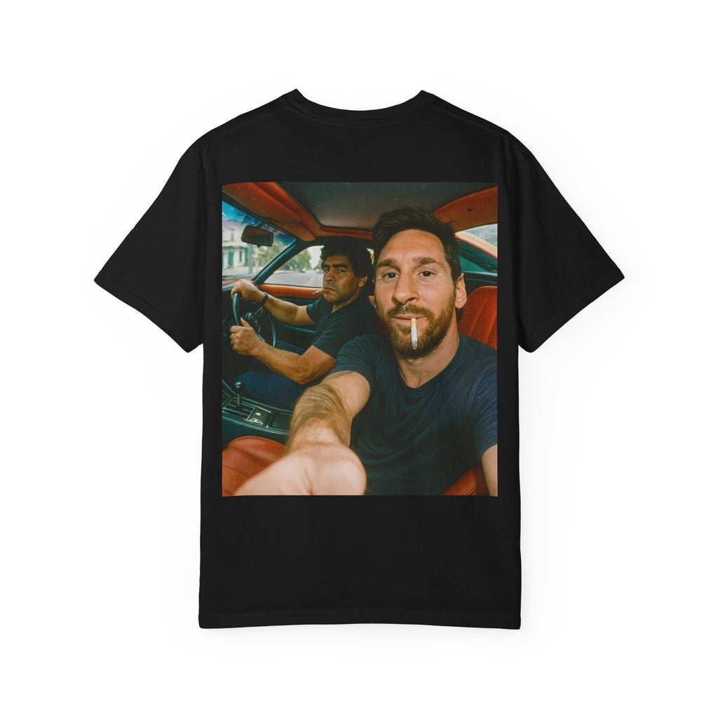 T-Shirt — 'DRIPZ' Photo Back Graphic Tee (Casual Retro Roadtrip Vibe)