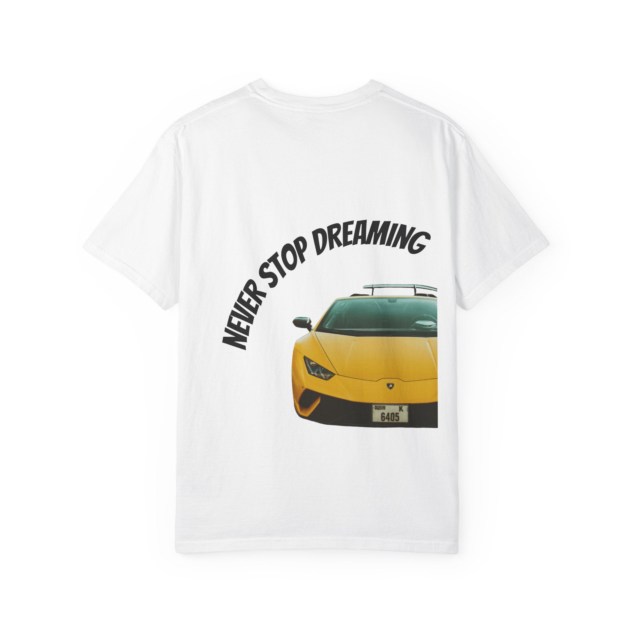 Never Stop Dreaming Lamborghini Graphic T-Shirt