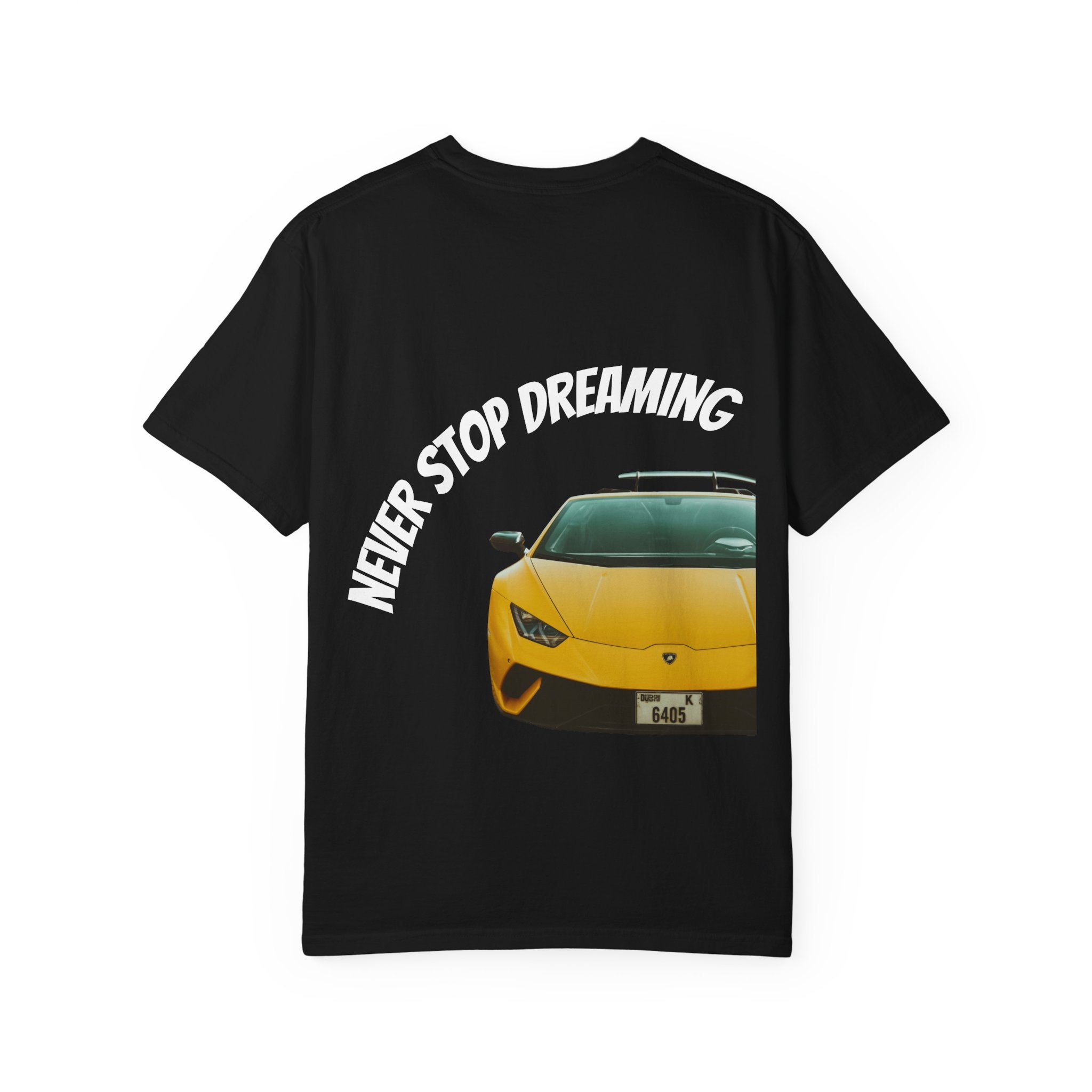 Never Stop Dreaming Lamborghini Graphic T-Shirt